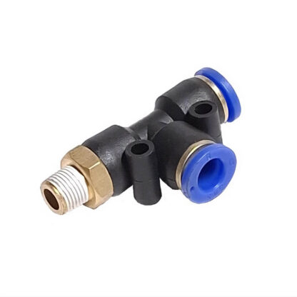 Luftanslutning Modell 18, T-skarv slang 8mm, anslutning 10mm